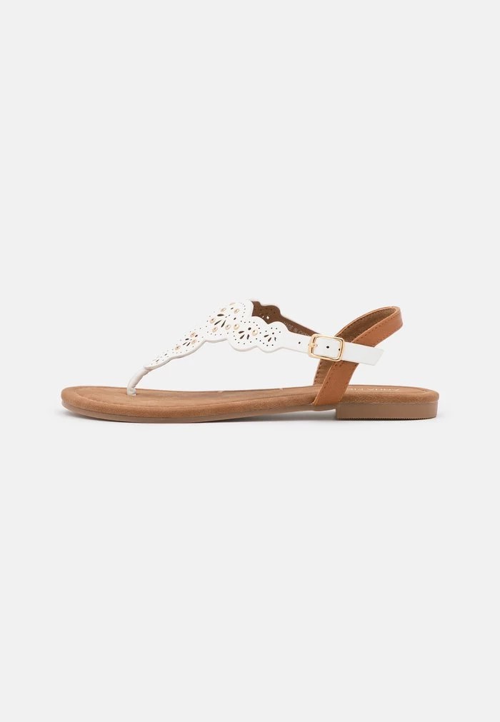 Sandale ANNA FIELD Anna Field T-bar Sandals Blanche Femme | XOK-0209771